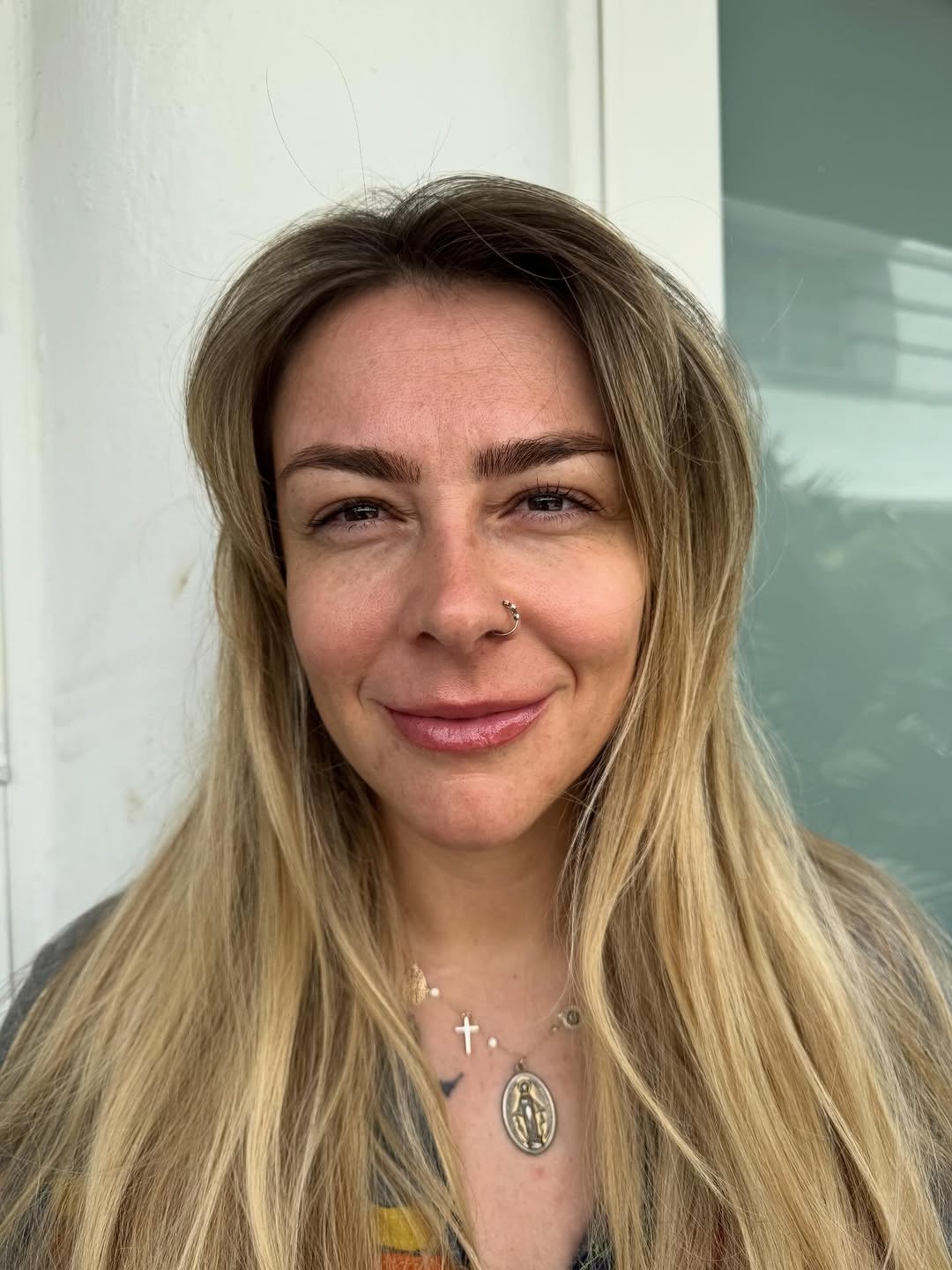 Semi-permanent brows and lashes combination